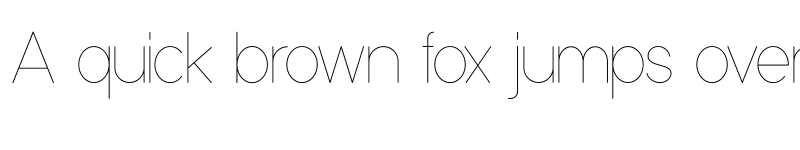 Preview of FONTSPRING DEMO - Albori Thin font