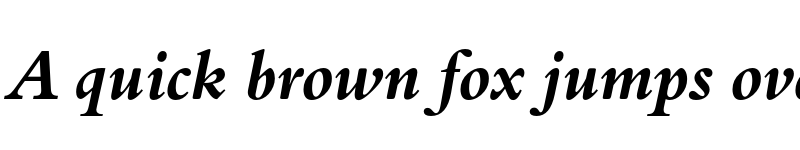 Preview of FONTSPRING DEMO - Aldine 401 BT Bold Italic font