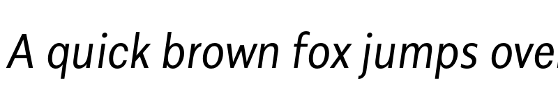 Preview of FONTSPRING DEMO - Alergia Condensed Light Italic font