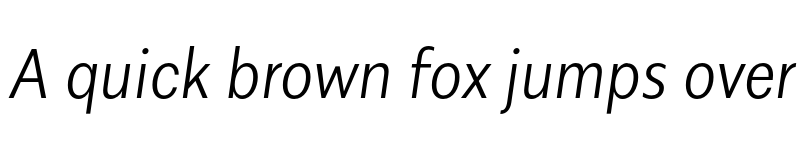 Preview of FONTSPRING DEMO - Alergia Condensed UltraLight Italic font