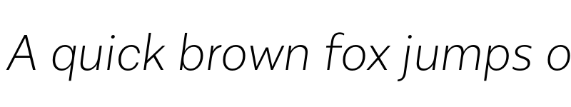 Preview of FONTSPRING DEMO - Alergia Normal ExtraLight Italic font