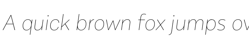 Preview of FONTSPRING DEMO - Alergia Normal Hairline Italic font