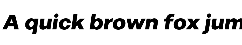 Preview of FONTSPRING DEMO - Alergia Wide Black italic Regular font