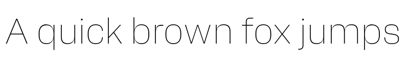 Preview of FONTSPRING DEMO - Alfabet Thin Regular font