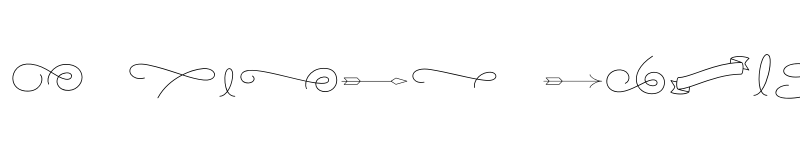 Preview of FONTSPRING DEMO - Alfons Ornaments Extra Light Regular font