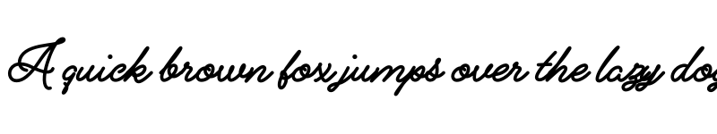 Preview of FONTSPRING DEMO - Alfons Script Black Regular font