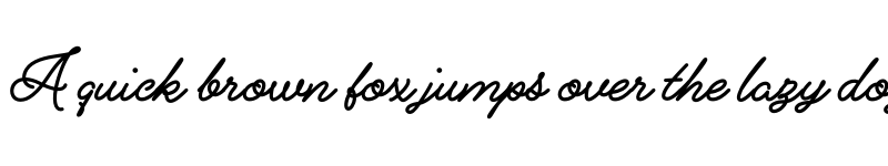 Preview of FONTSPRING DEMO - Alfons Script ExtraBold Regular font