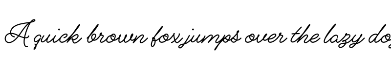 Preview of FONTSPRING DEMO - Alfons Script Medium Regular font