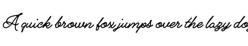 Preview of FONTSPRING DEMO - Alfons Script P1 Regular font