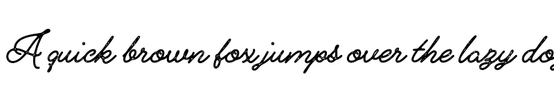 Preview of FONTSPRING DEMO - Alfons Script P2 Regular font