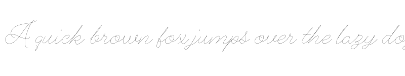 Preview of FONTSPRING DEMO - Alfons Script Thin Regular font