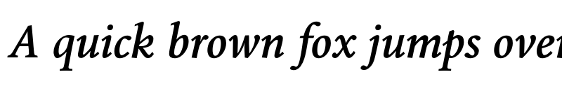 Preview of FONTSPRING DEMO - Alia JY Bold Italic font