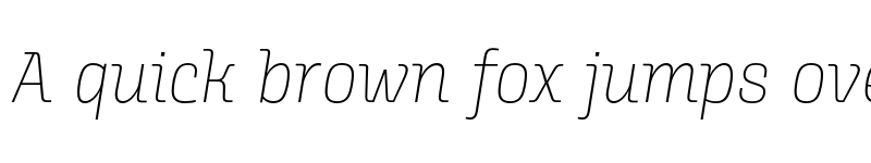 Preview of FONTSPRING DEMO - Alianza Italic 100 100 font