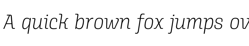 Preview of FONTSPRING DEMO - Alianza Italic 200 200 font