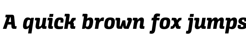 Preview of FONTSPRING DEMO - Alianza Italic 800 800 font