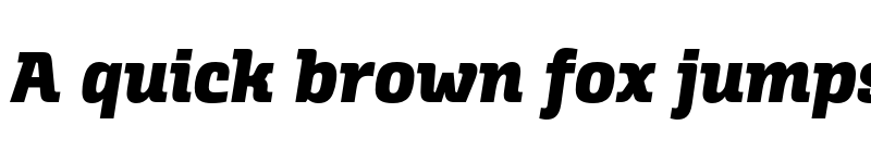 Preview of FONTSPRING DEMO - Alianza Italic 900 900 font