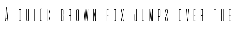 Preview of FONTSPRING DEMO - Aliens & cows Thin Regular font