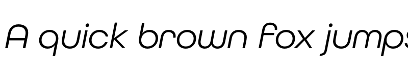 Preview of FONTSPRING DEMO - All Round Gothic Book Italic font