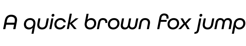 Preview of FONTSPRING DEMO - All Round Gothic Medium Italic font