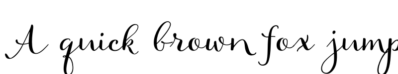 Preview of FONTSPRING DEMO - Allegretto Script Regular font