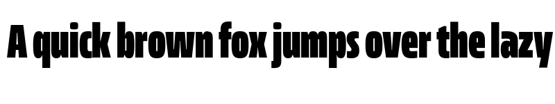 Preview of FONTSPRING DEMO - Allotrope Compressed Black Regular font