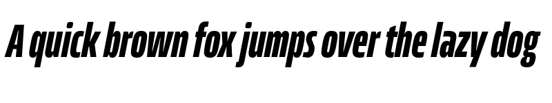 Preview of FONTSPRING DEMO - Allotrope Compressed Bold Italic font