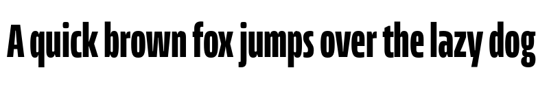 Preview of FONTSPRING DEMO - Allotrope Compressed Bold font