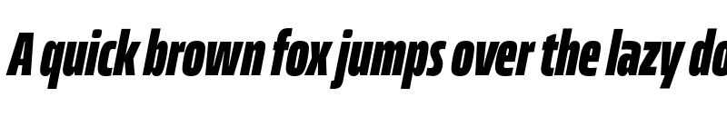 Preview of FONTSPRING DEMO - Allotrope Compressed ExtraBold Italic font