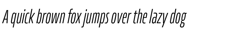 Preview of FONTSPRING DEMO - Allotrope Compressed ExtraLight Italic font