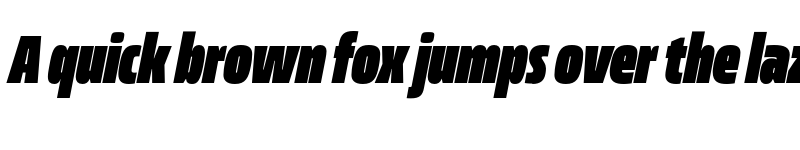 Preview of FONTSPRING DEMO - Allotrope Compressed Heavy Italic font