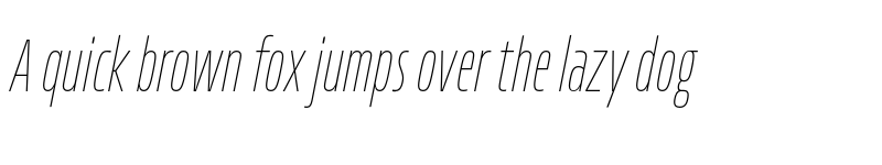 Preview of FONTSPRING DEMO - Allotrope Compressed Thin Italic font
