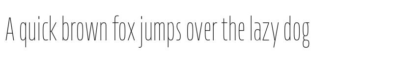 Preview of FONTSPRING DEMO - Allotrope Compressed Thin Regular font