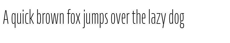 Preview of FONTSPRING DEMO - Allotrope Compressed UltraLight Regular font