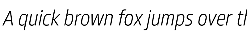 Preview of FONTSPRING DEMO - Allotrope Condensed ExtraLight Italic font