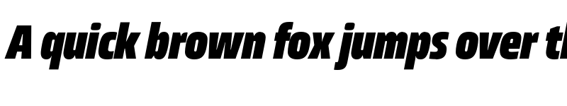 Preview of FONTSPRING DEMO - Allotrope ExCondensed Black Italic font