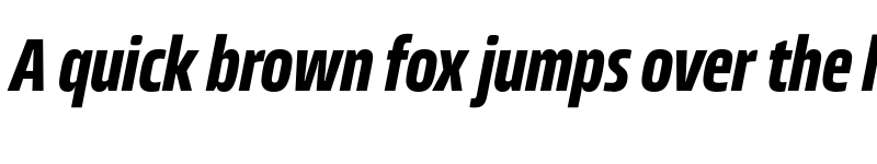 Preview of FONTSPRING DEMO - Allotrope ExCondensed Bold Italic font