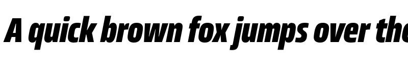 Preview of FONTSPRING DEMO - Allotrope ExCondensed ExtraBold Italic font