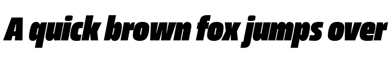 Preview of FONTSPRING DEMO - Allotrope ExCondensed Heavy Italic font