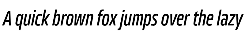 Preview of FONTSPRING DEMO - Allotrope ExCondensed Italic font