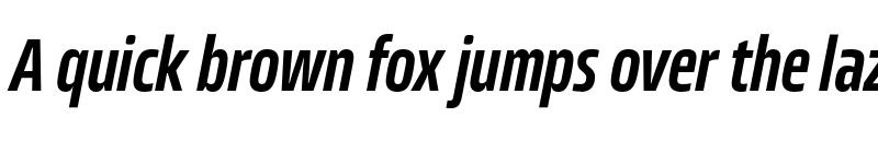 Preview of FONTSPRING DEMO - Allotrope ExCondensed Medium Italic font