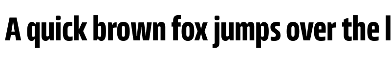 Preview of FONTSPRING DEMO - Allotrope ExtraCondensed Bold font