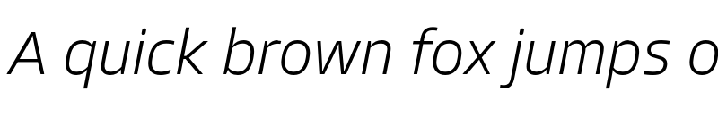 Preview of FONTSPRING DEMO - Allotrope ExtraLight Italic font