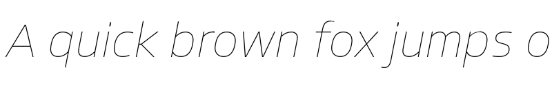 Preview of FONTSPRING DEMO - Allotrope Thin Italic font