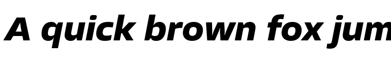 Preview of FONTSPRING DEMO - Allotrope Wide Bold Italic font