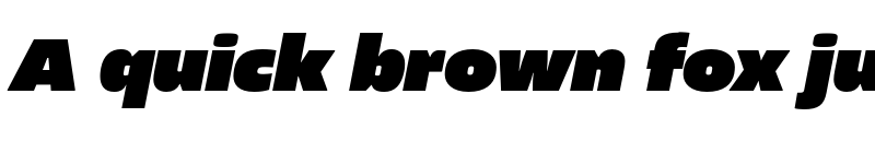 Preview of FONTSPRING DEMO - Allotrope Wide Heavy Italic font