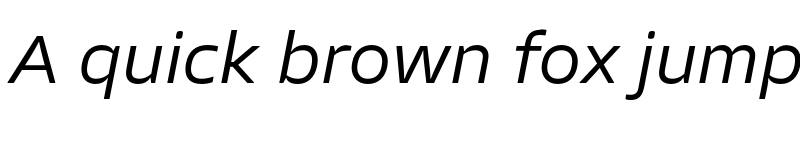 Preview of FONTSPRING DEMO - Allotrope Wide Light Italic font