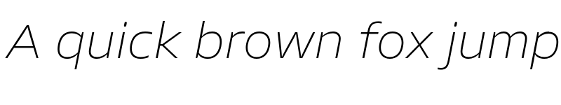 Preview of FONTSPRING DEMO - Allotrope Wide UltraLight Italic font