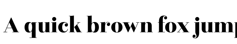 Preview of FONTSPRING DEMO - Allrounder Didone Big Bold font