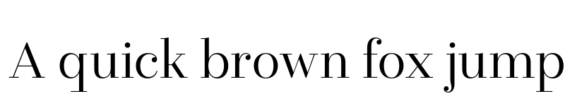 Preview of FONTSPRING DEMO - Allrounder Didone Big Book Regular font