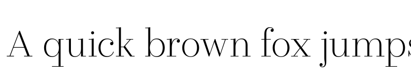 Preview of FONTSPRING DEMO - Allrounder Didone Big Light Regular font